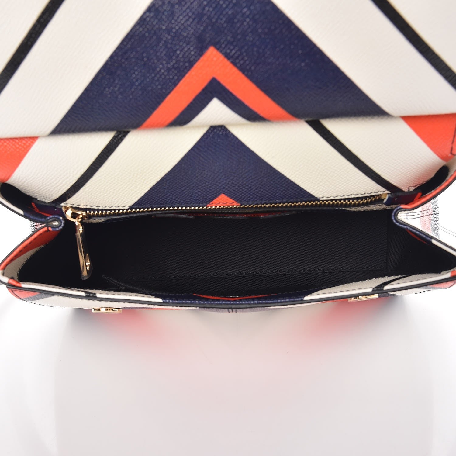 Dolce & Gabbana Dauphine Striped Medium Miss Sicily Satchel Multicolor 7 of 9