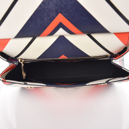 Dolce & Gabbana Dauphine Striped Medium Miss Sicily Satchel Multicolor 7 of 9