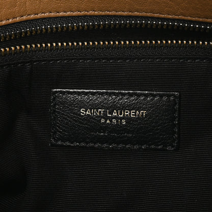 Saint Laurent Grained Lambskin Monogram Medium Niki Chain Satchel Dark Cork 6 of 10