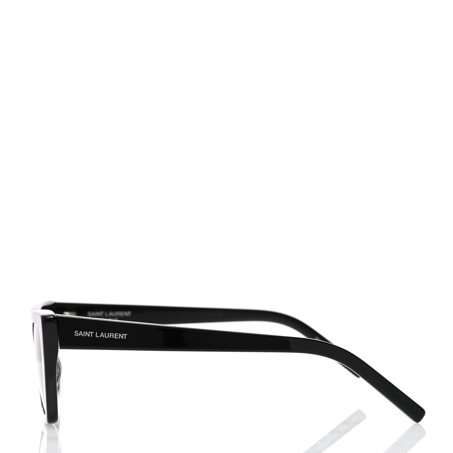 Saint Laurent Acetate Mica Cat Eye Sunglasses SL 276 Black 3 of 8