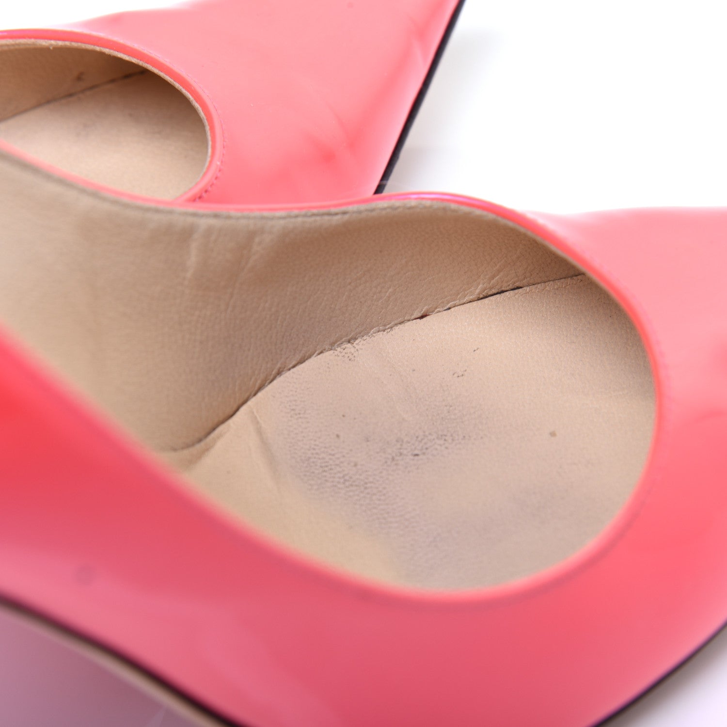 Jimmy Choo Neon Patent Pointy Toe Abel Pumps 39 Pink 13 of 14