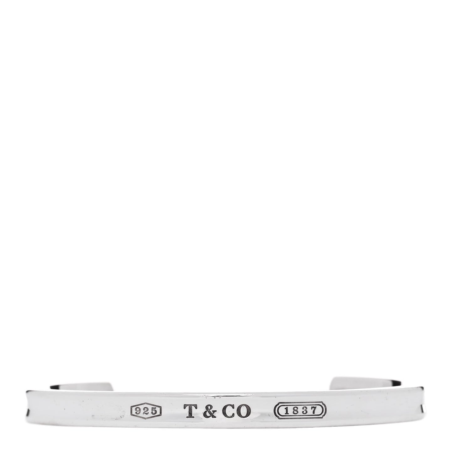Sterling Silver Narrow 1837 Cuff Bracelet