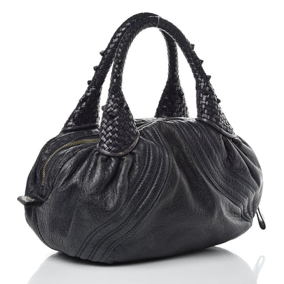 Fendi Nappa Nuvolata Spy Bowler Blueberry 3 of 13