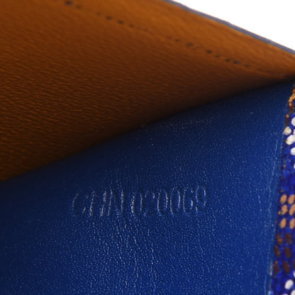 Goyard Goyardine Passport Wallet Navy 9 of 9