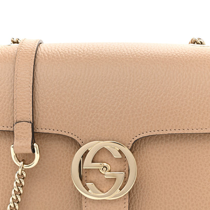 Gucci Dollar Calfskin Small Interlocking G Shoulder Bag Camelia 8 of 11