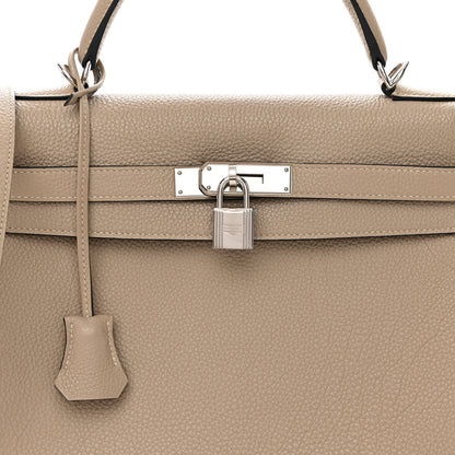 Hermes Togo Kelly Retourne 32 Gris Tourterelle 8 of 11