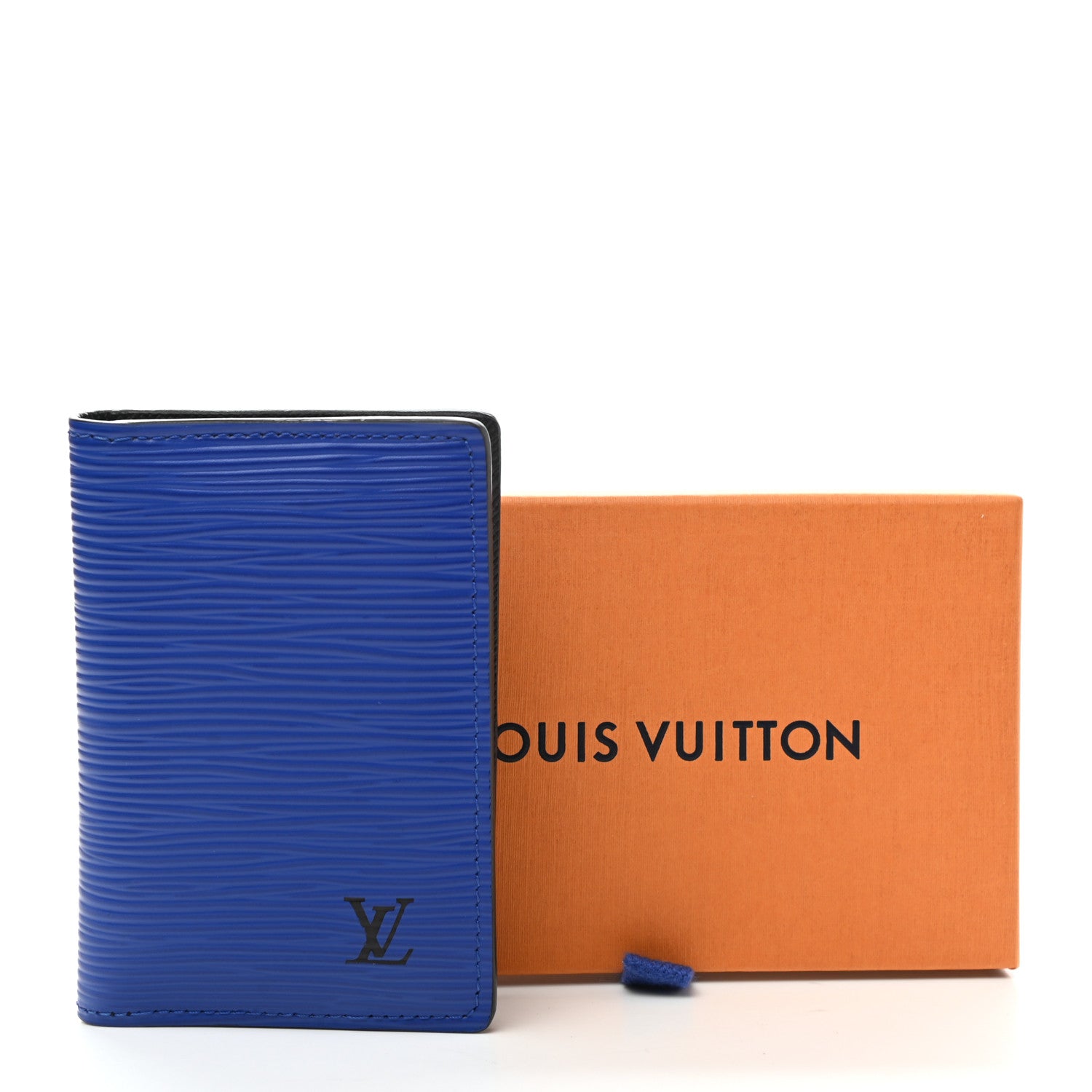 Louis Vuitton Epi Monogram Eclipse Pocket Organizer Blue 7 of 7