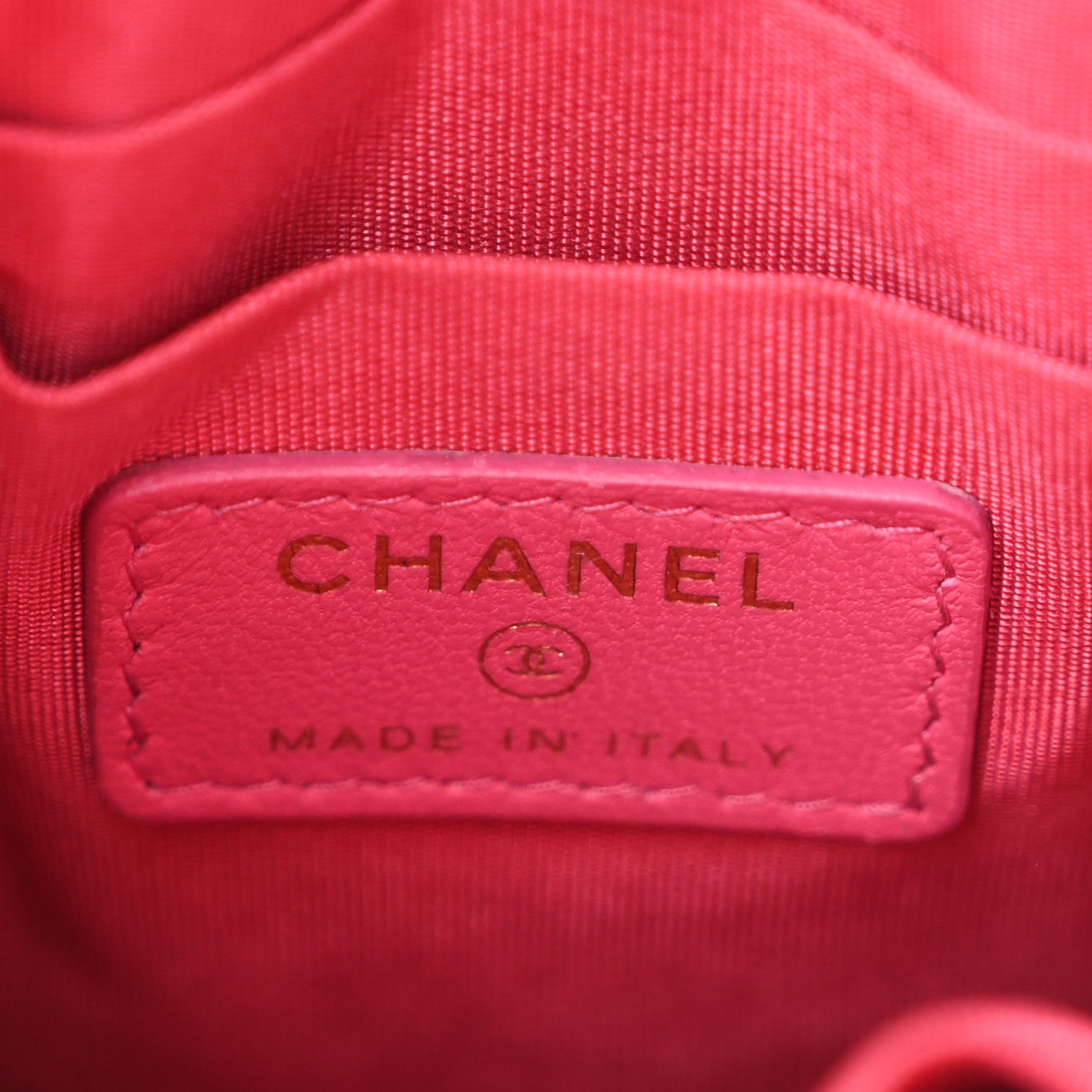 Chanel Tweed PVC Lambskin Clutch With Chain Pink 5 of 11