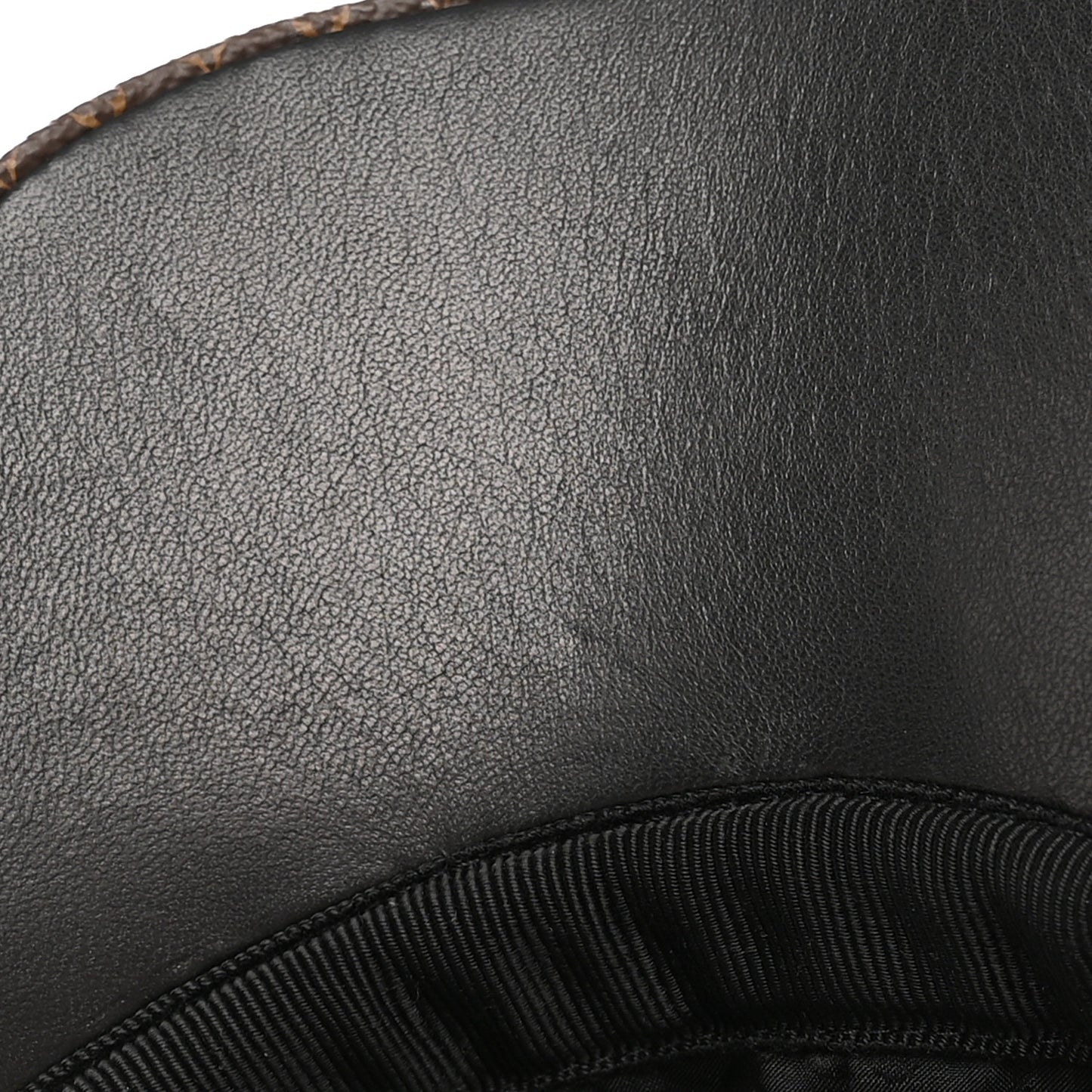 Monogram Cotton Jacquard Embroidered LV Day Cap M Black