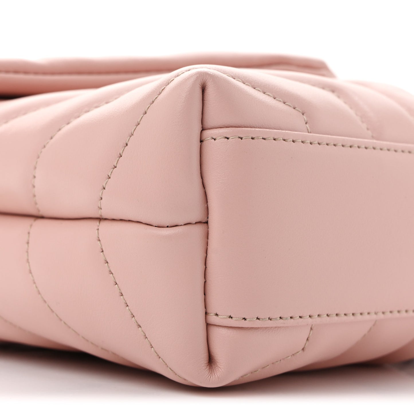 Calfskin Y Quilted Monogram Toy Loulou Crossbody Bag Tender Pink