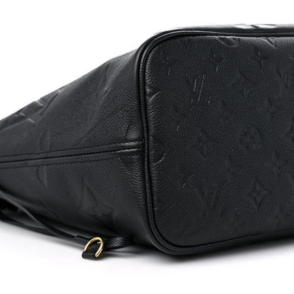 Louis Vuitton Empreinte Monogram Giant Neverfull MM Black 8 of 9