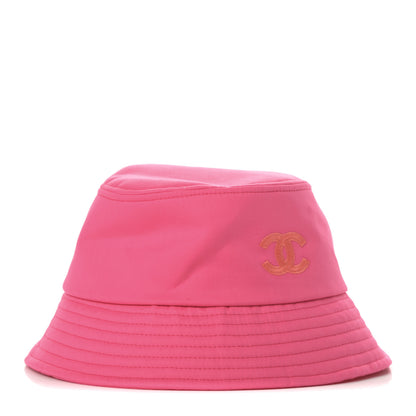 Chanel Canvas CC Bucket Hat L Pink 1 of 8