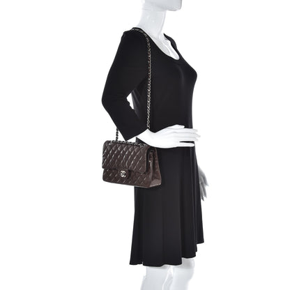 Chanel Lambskin Quilted Medium Double Flap Brown 2 of 11