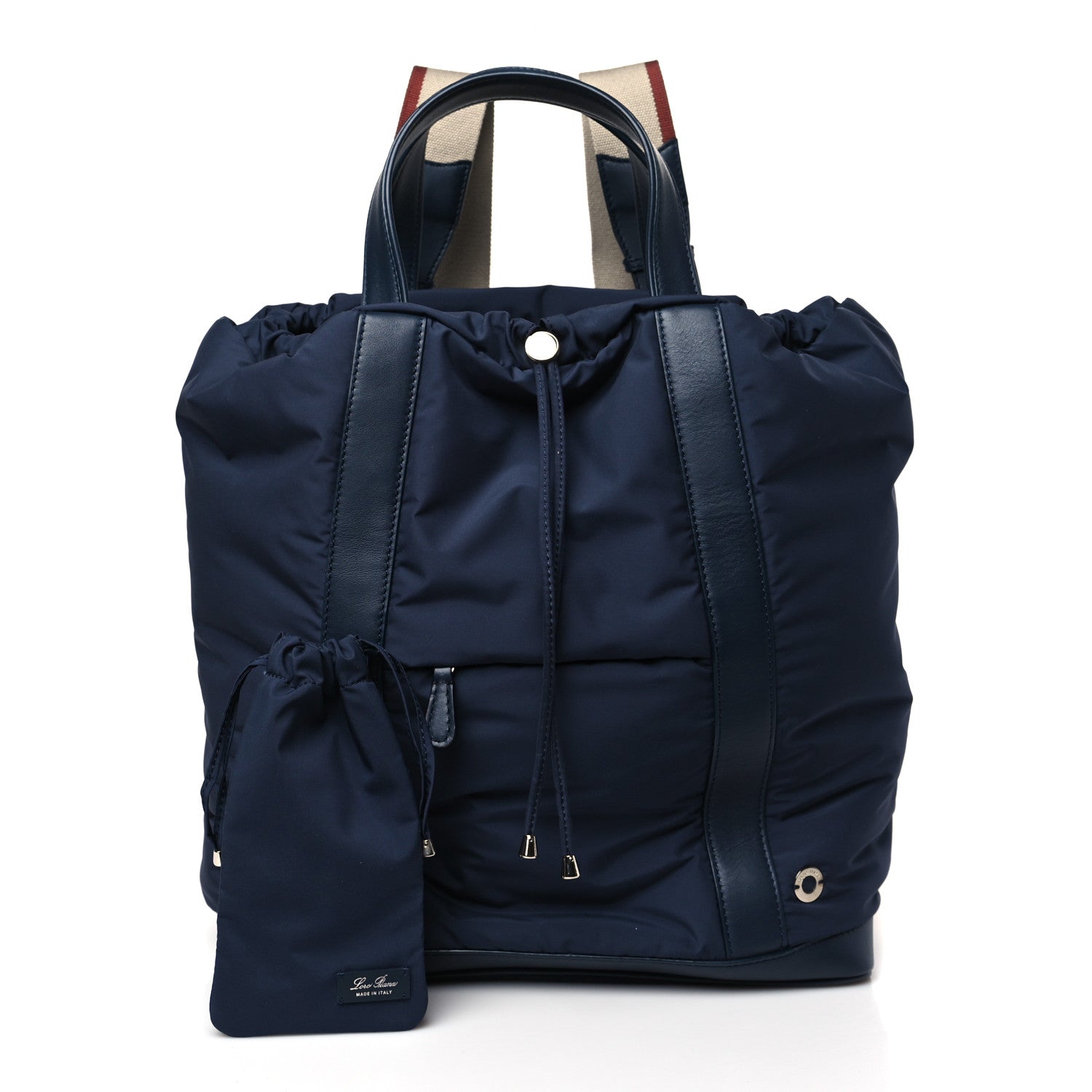 Loro Piana Nylon Voyager Wind Storm Backpack Navy 1 of 10