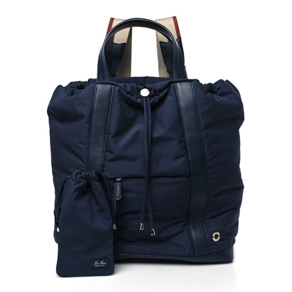 Loro Piana Nylon Voyager Wind Storm Backpack Navy 1 of 10