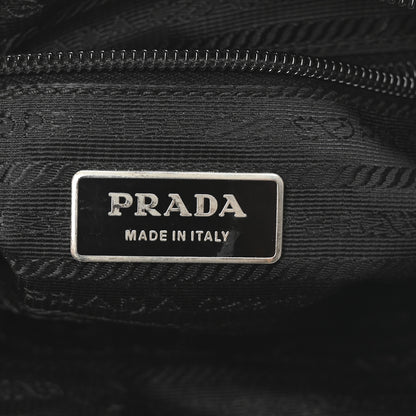 Prada Tessuto Nylon Triangle Shoulder Bag Black 6 of 13