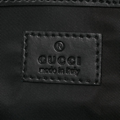 Gucci GG Supreme Monogram Web Messenger Diaper Bag Black Grey 6 of 17