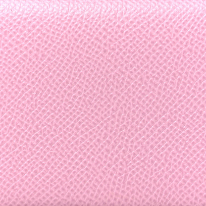 Hermes Epsom Calvi Card Case Mauve Sylvestre 10 of 13