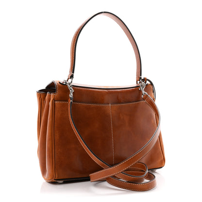 Balenciaga Vegetable Tanned Lambskin Small Rodeo Top Handle Handbag Tan Cowboy 3 of 9