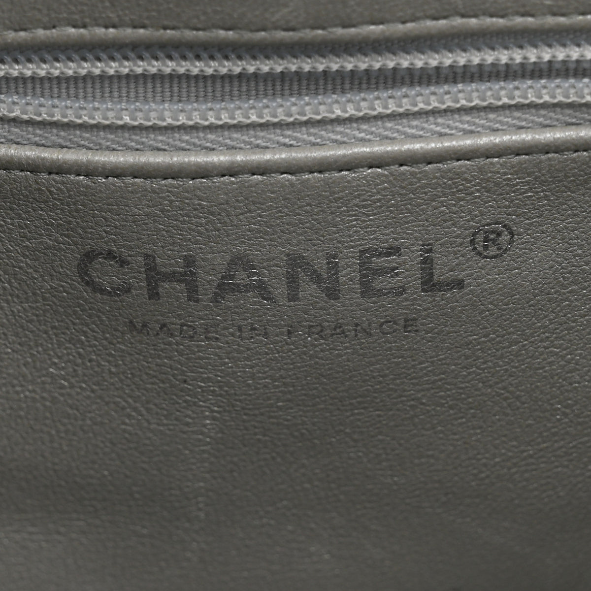 Chanel Mirror Calfskin Metallic Calfskin Quilted Nano Kelly Shopper Silvery 6 of 10