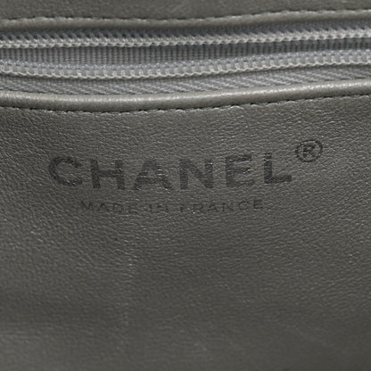 Chanel Mirror Calfskin Metallic Calfskin Quilted Nano Kelly Shopper Silvery 6 of 10