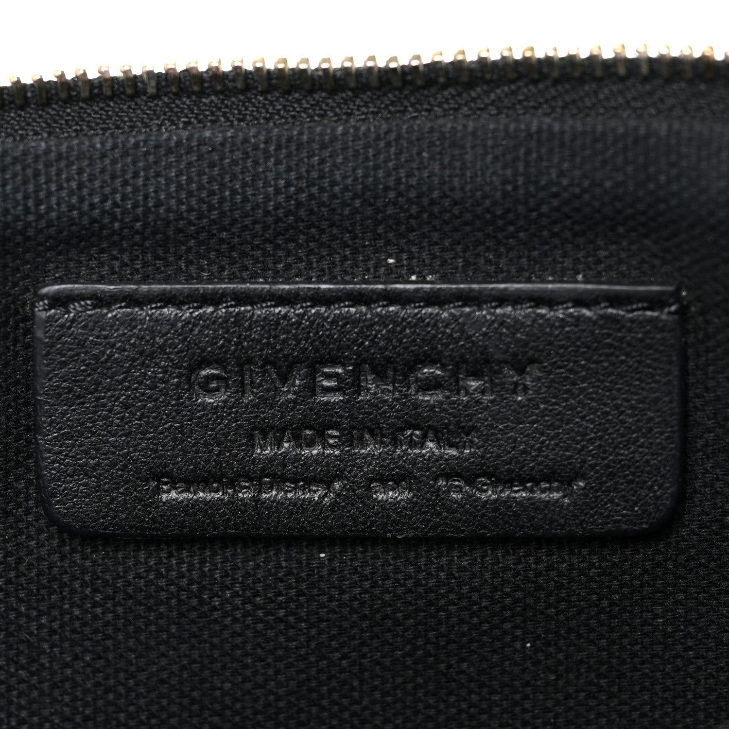 Givenchy Textured Coated Canvas Bambi Print Medium Cosmetic Pouch Black 6 of 13