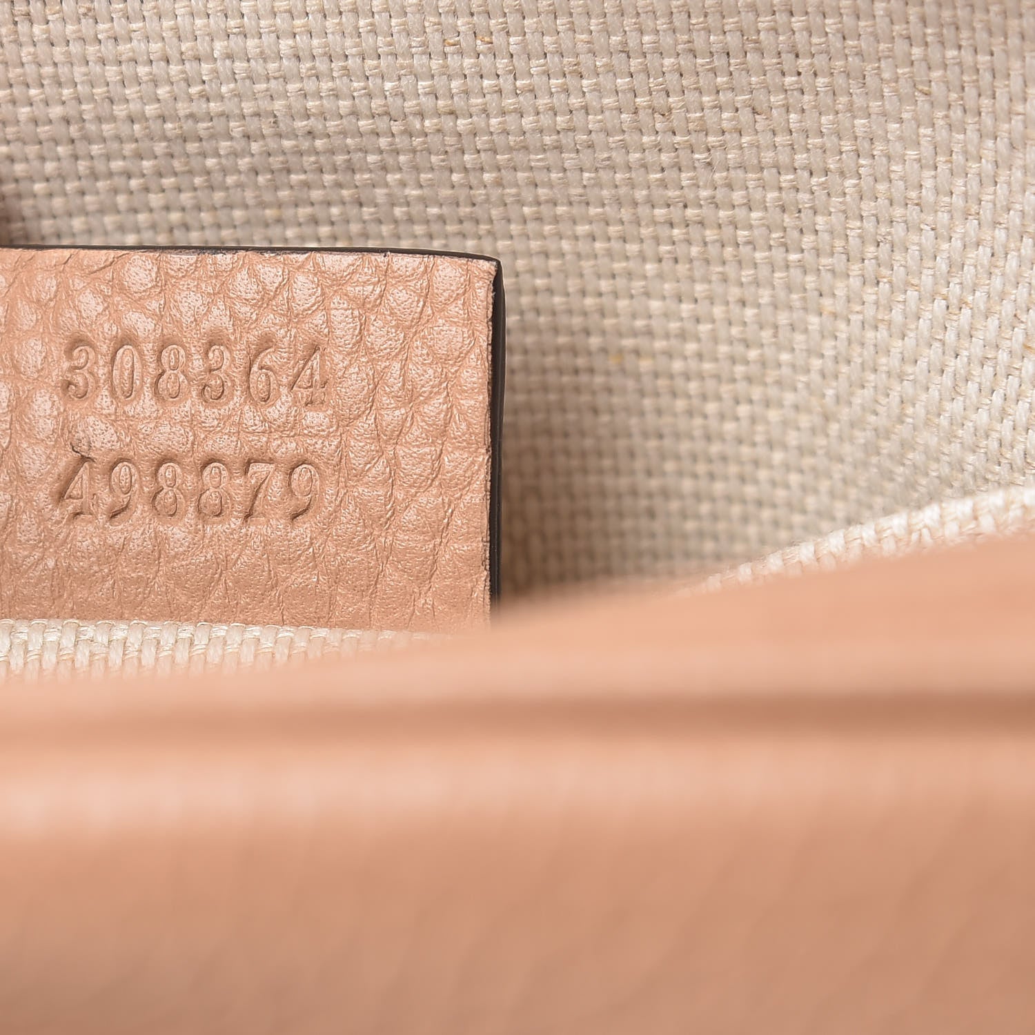 Gucci Pebbled Calfskin Small Soho Disco Bag Camelia 7 of 7