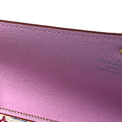 Louis Vuitton Monogram Multicolor Sarah Wallet NM White Litchi 8 of 9