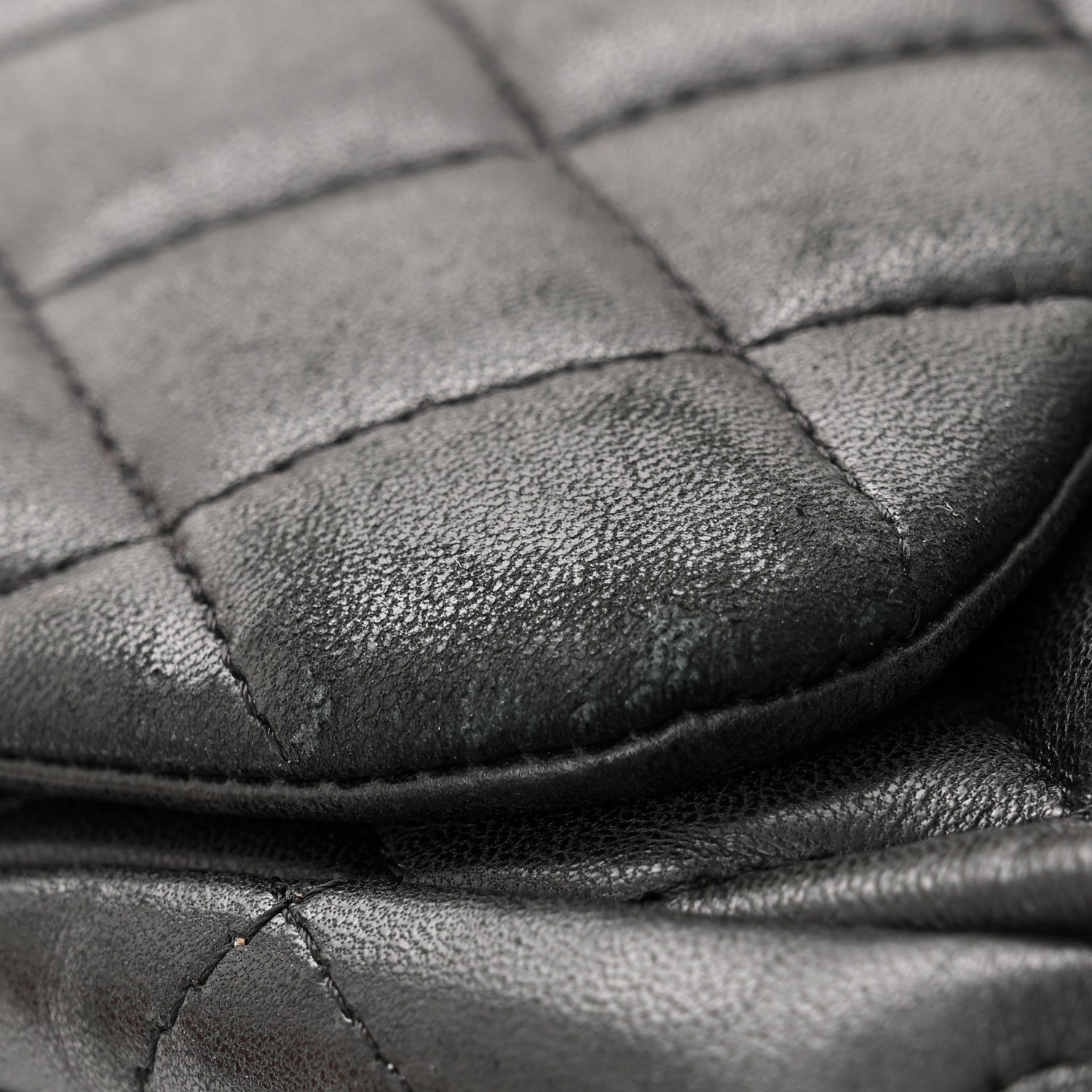 Chanel Lambskin Quilted Jumbo Single Flap Black 12 of 15