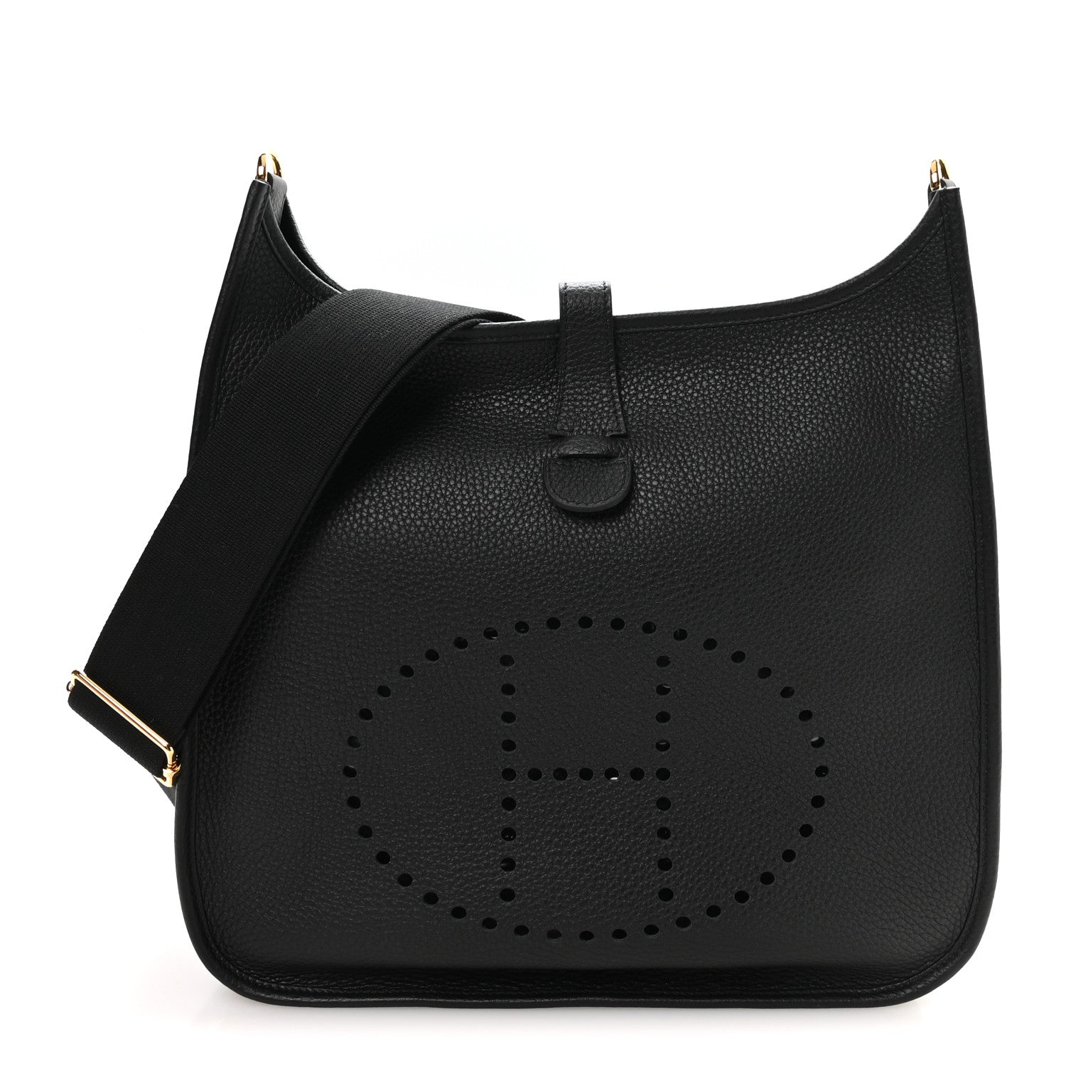 Hermes Taurillon Clemence Evelyne III GM Black 1 of 9