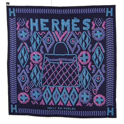 Hermes Silk Jersey Kelly En Perles Scarf 90 1 of 4