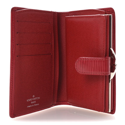 Louis Vuitton Epi French Purse Wallet Castillan Red 5 of 6