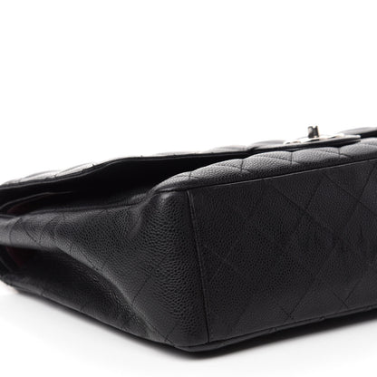 Chanel Caviar Quilted Maxi Double Flap Black 7 of 13
