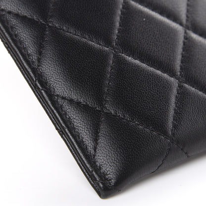 Chanel Lambskin Quilted Classic Zip Pouch Black 10 of 11