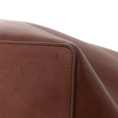 The Row Saddle Calfskin Belvedere Bucket Bag New Burgundy 10 of 11