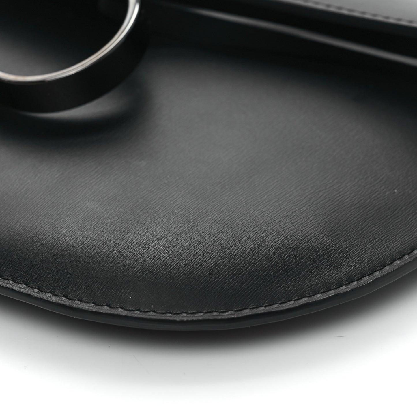 Box Calfskin Double Je Clutch Black