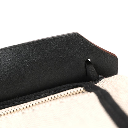 Hermes Vache Hunter Toile H Pegase Pop Herbag Zip Retourne 31 PM Bleu Indigo Ecru Black 8 of 12