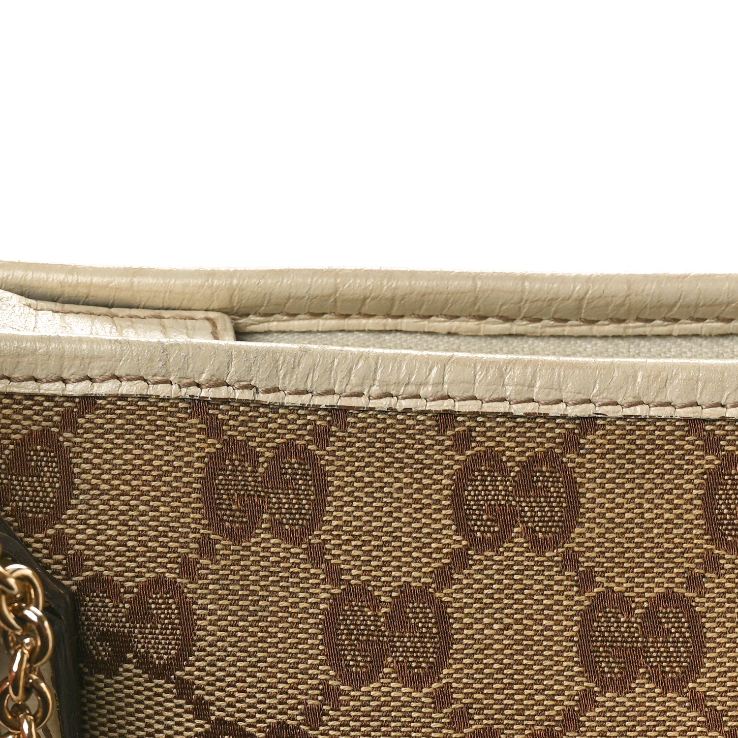 Gucci Monogram Web Jolicoeur Charms Messenger White 12 of 14