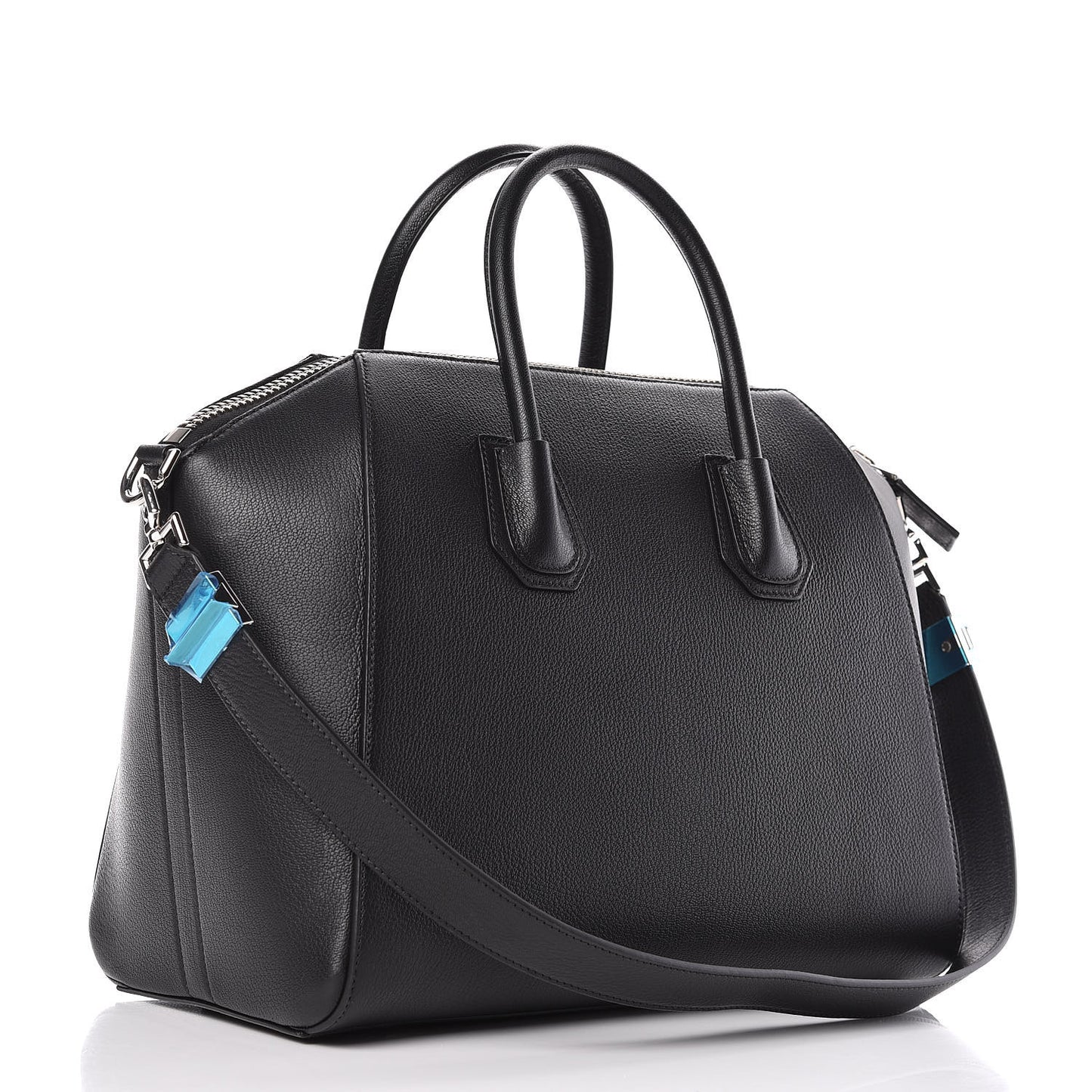 Sugar Goatskin Medium Antigona Black