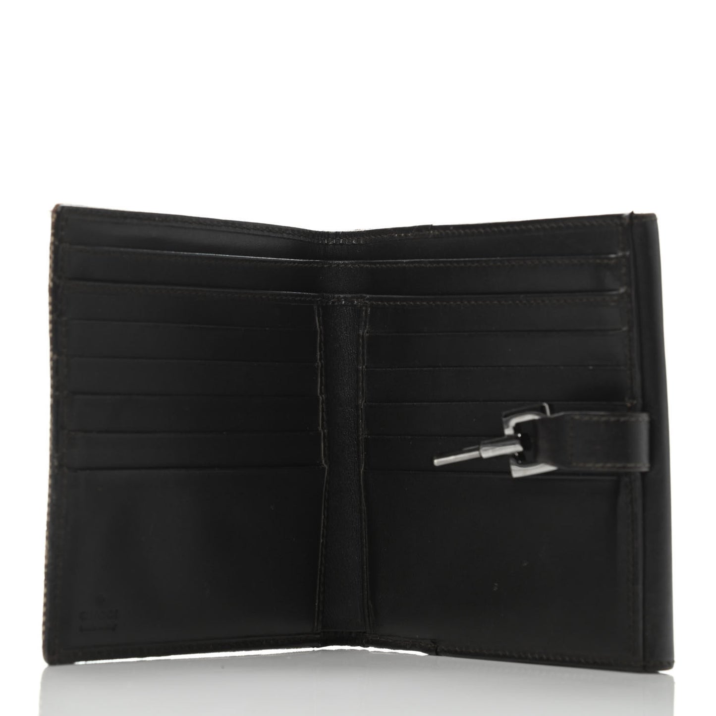 Monogram Web Wallet Brown
