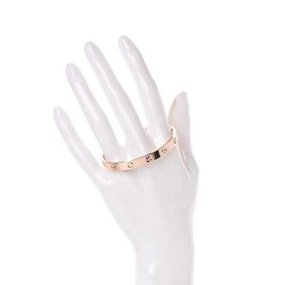 Cartier 18K Pink Gold Pink Sapphire LOVE Cuff Bracelet 16 2 of 4