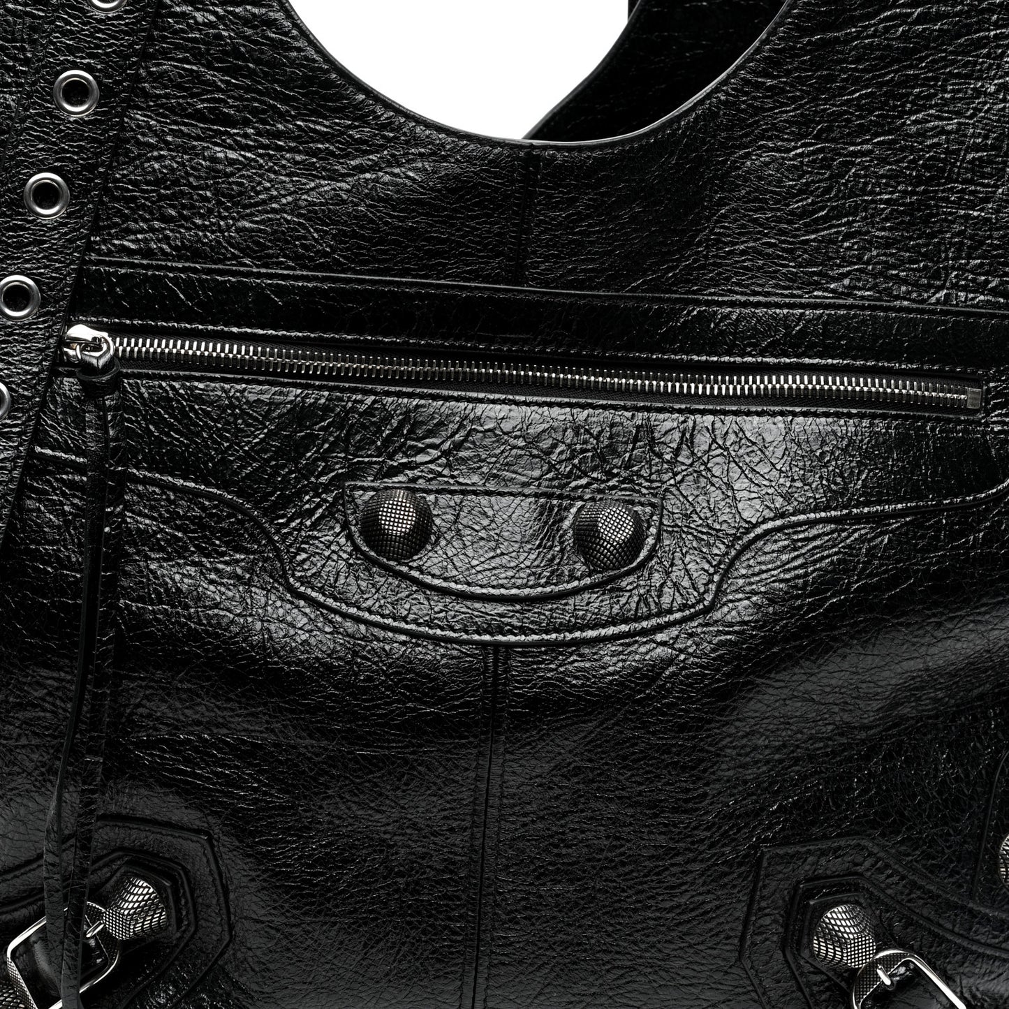 Agneau Arena Large Le Cagole Carry All Bag Black