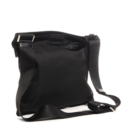 Prada Nylon Vela Flat Messenger Bag Black 3 of 9