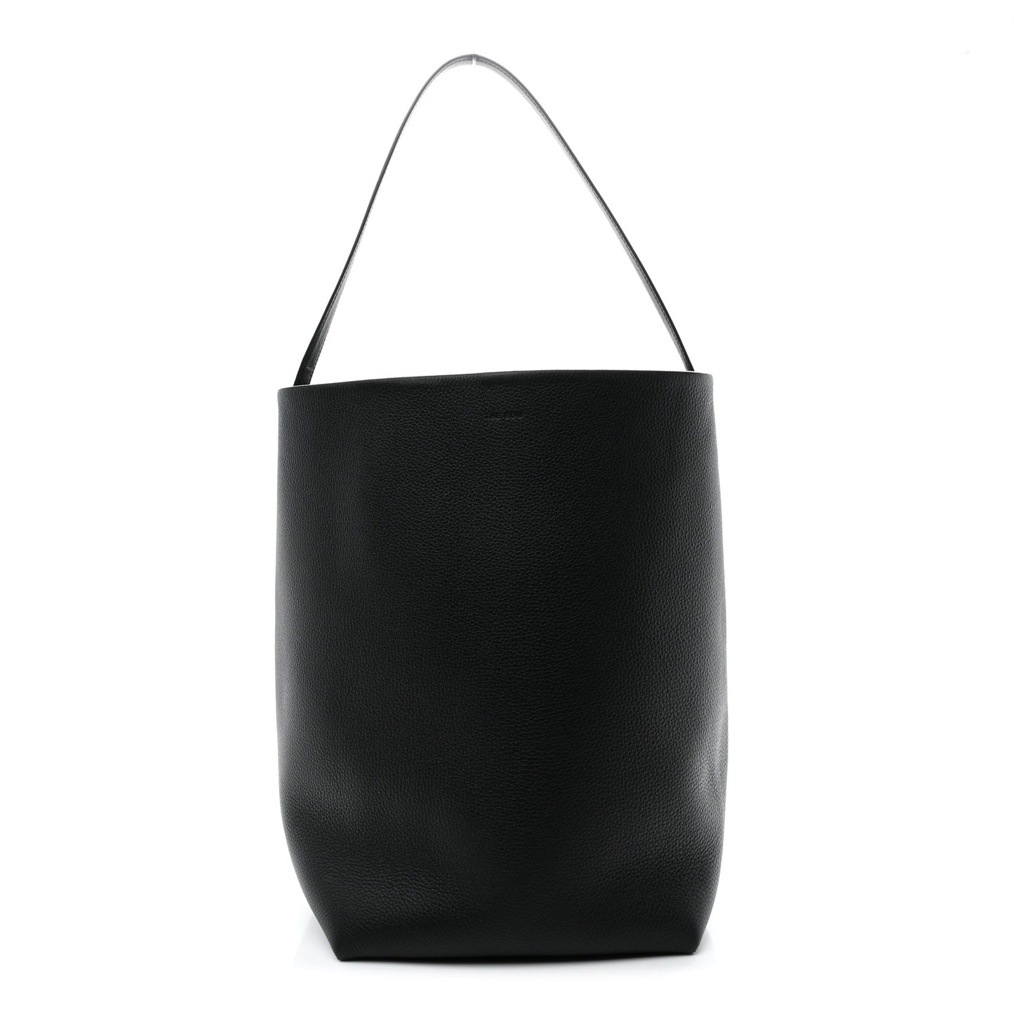 Grained Calfskin Large N/S Park Tote Black