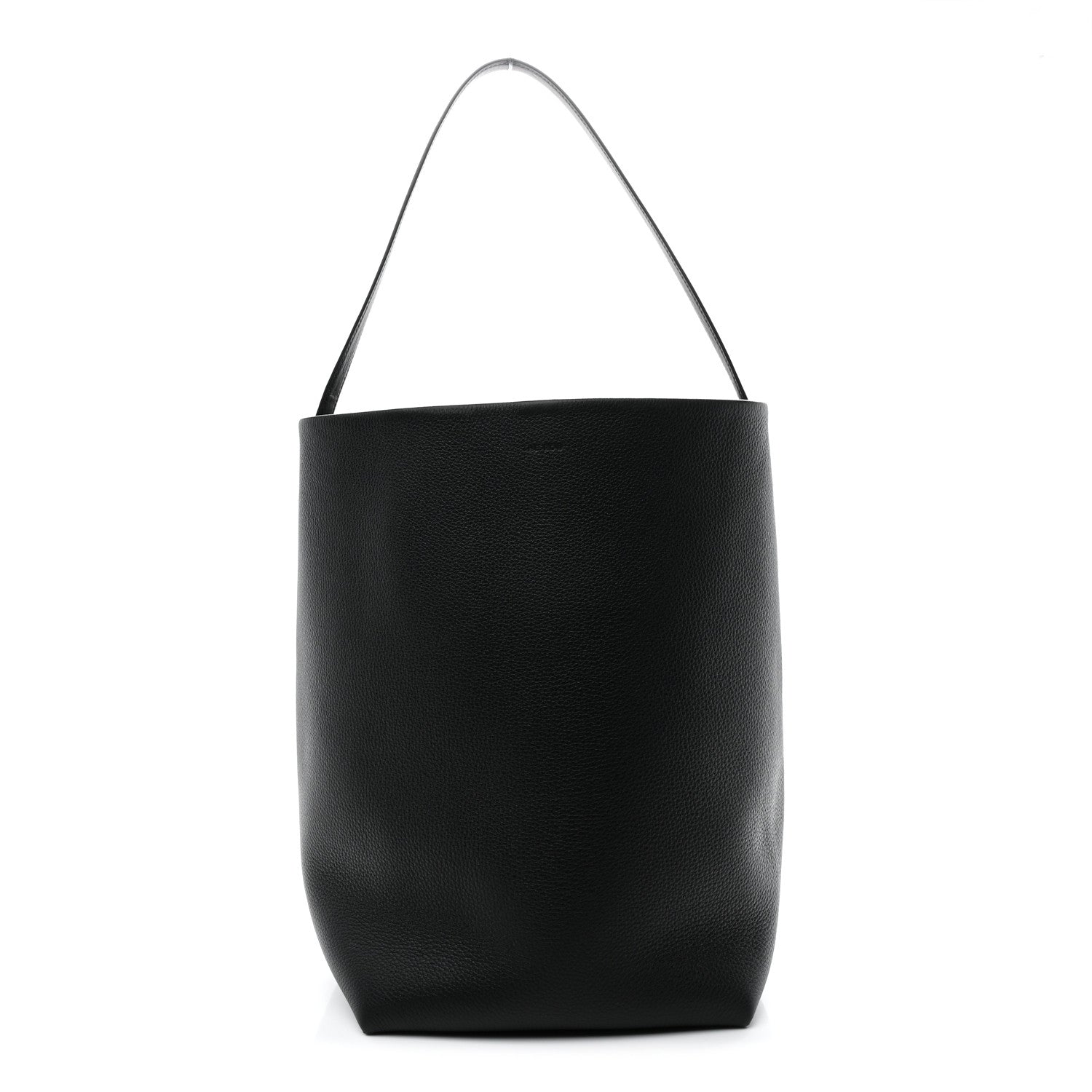 The Row Grained Calfskin Large N/S Park Tote Black 1 of 10
