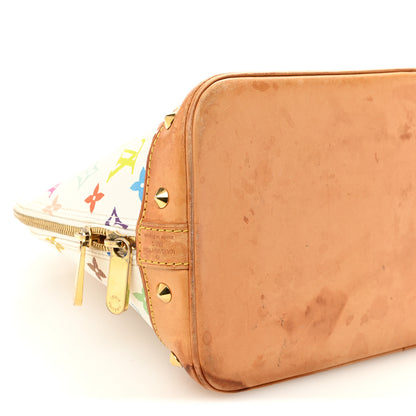 Louis Vuitton Monogram Multicolor Alma White 8 of 13