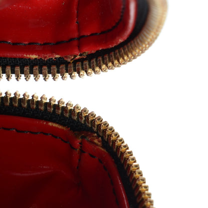 Valentino Garavani Coated Canvas Lacca Fleur Satchel Red 9 of 9