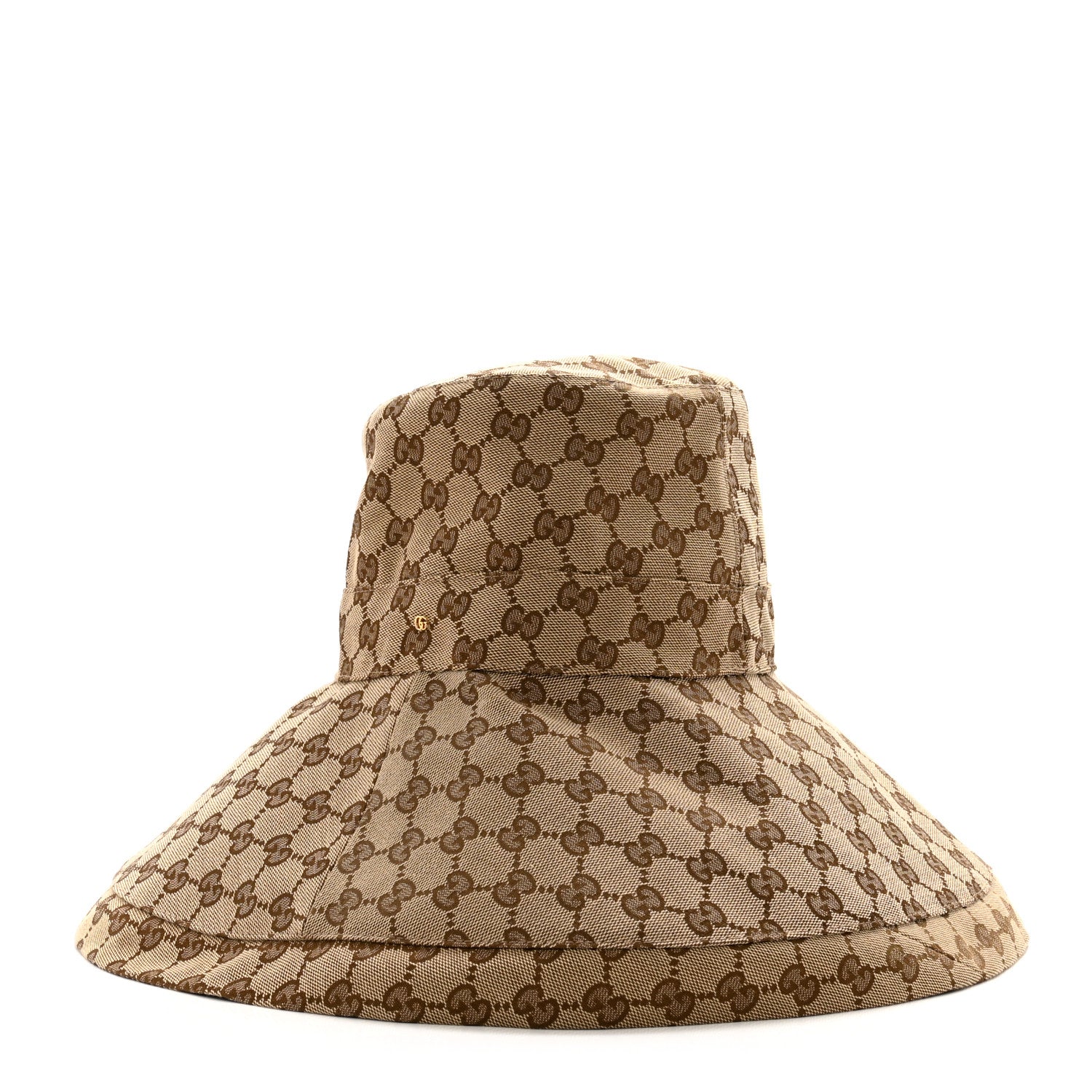 Gucci Monogram Wide Brim Hat L Beige 1 of 7