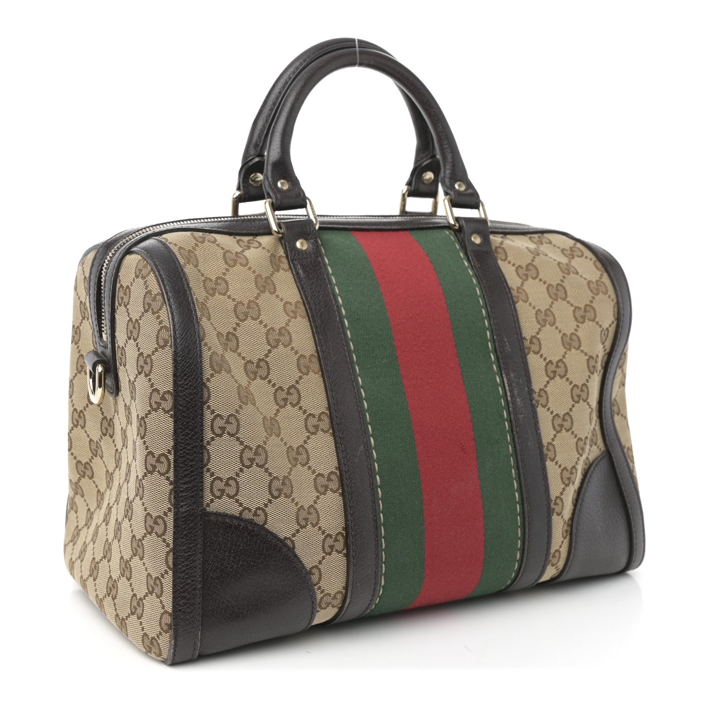 Monogram Vintage Web Medium Webby Bee Boston Dark Brown