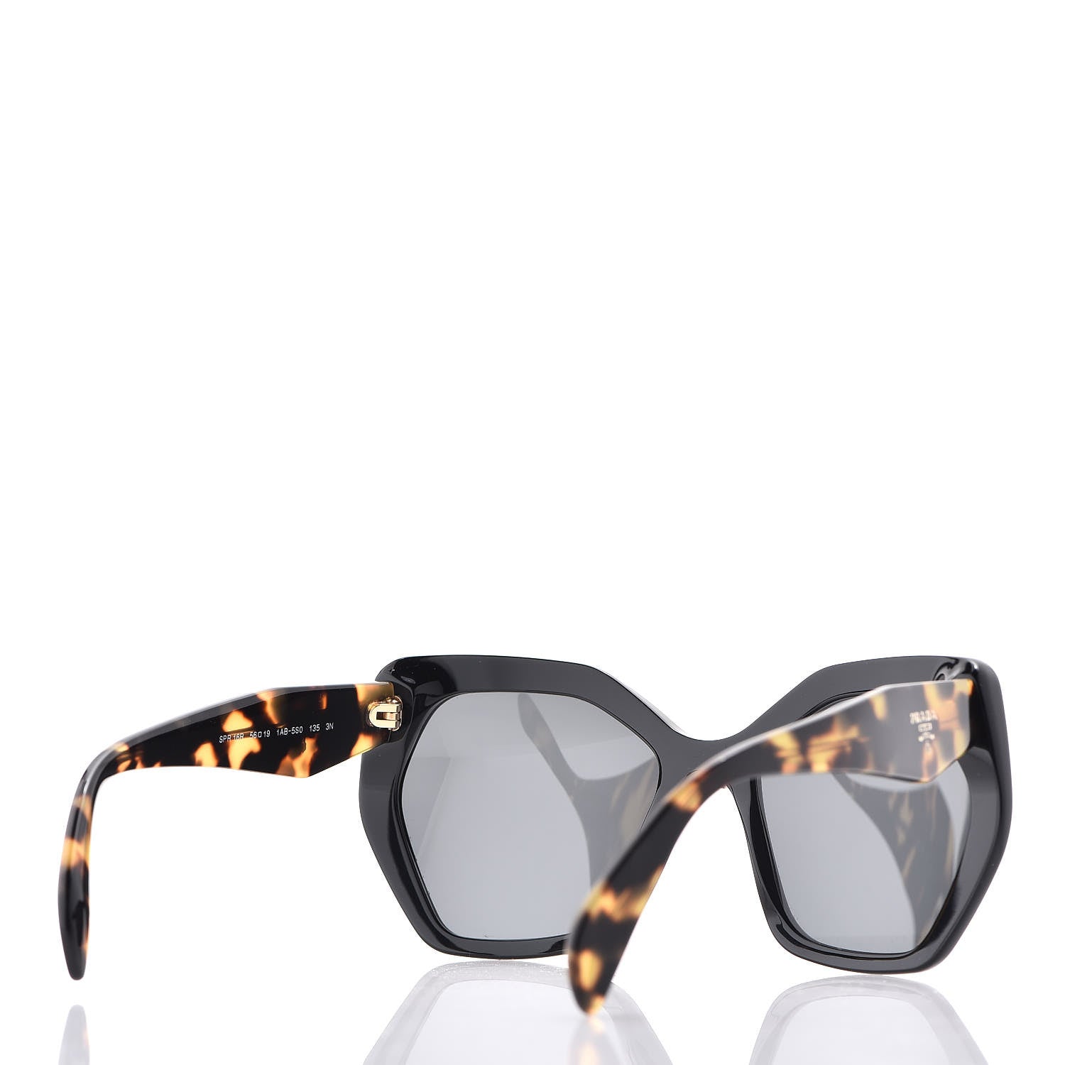 Prada Sunglasses SPR 16R Black Tortoise 4 of 9